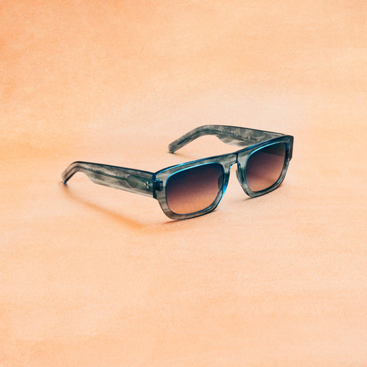 Alpha light blue havana - // DELIRIOUS EYEWEAR